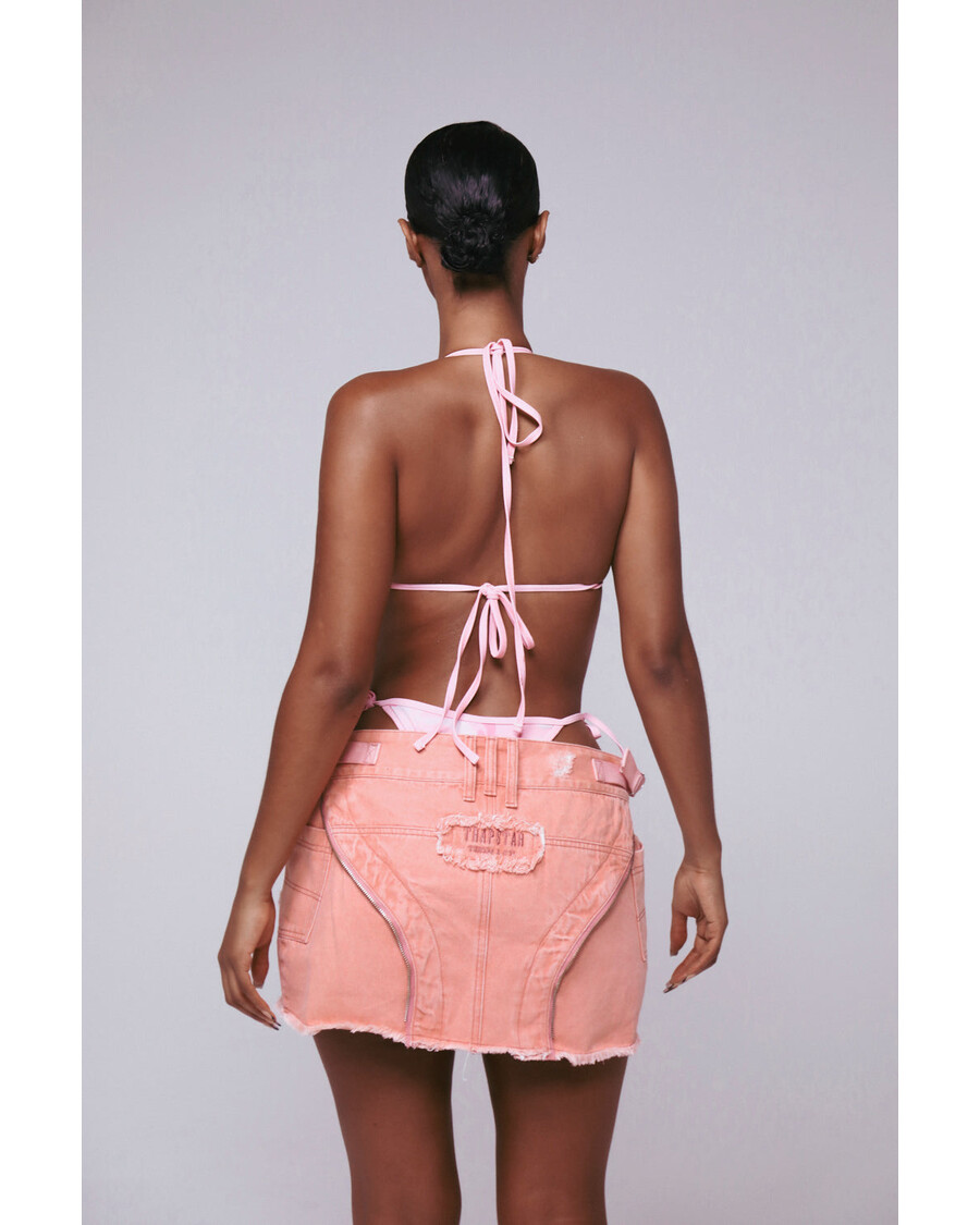 جزء سفلي من البكيني Hyperdrive للسيدات من Trapstar - مموه وردي