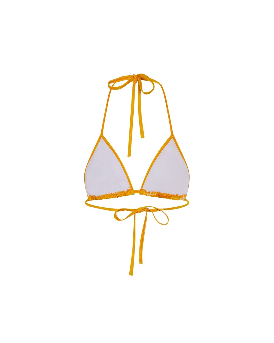 Trapstar Women's Hyperdrive Bikini Top - Yellow Camo