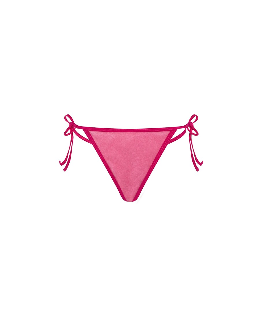 Trapstar Women's Terry Script Bikini Bottoms - Pink