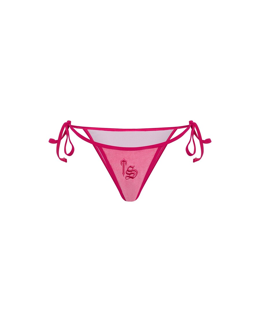 Trapstar Women's Terry Script Bikini Bottoms - Pink