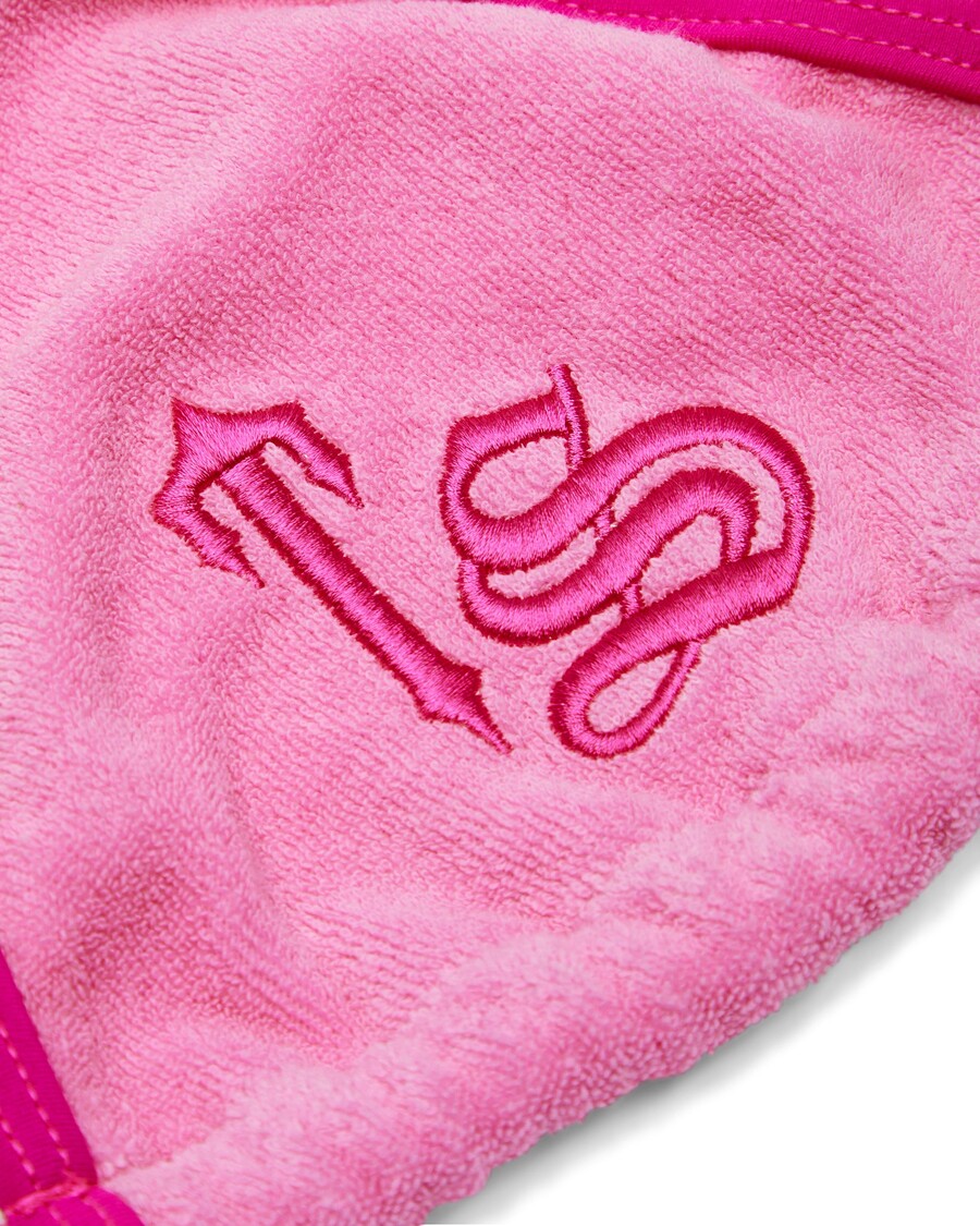 Trapstar Women's Terry Script Bikini Top - Pink