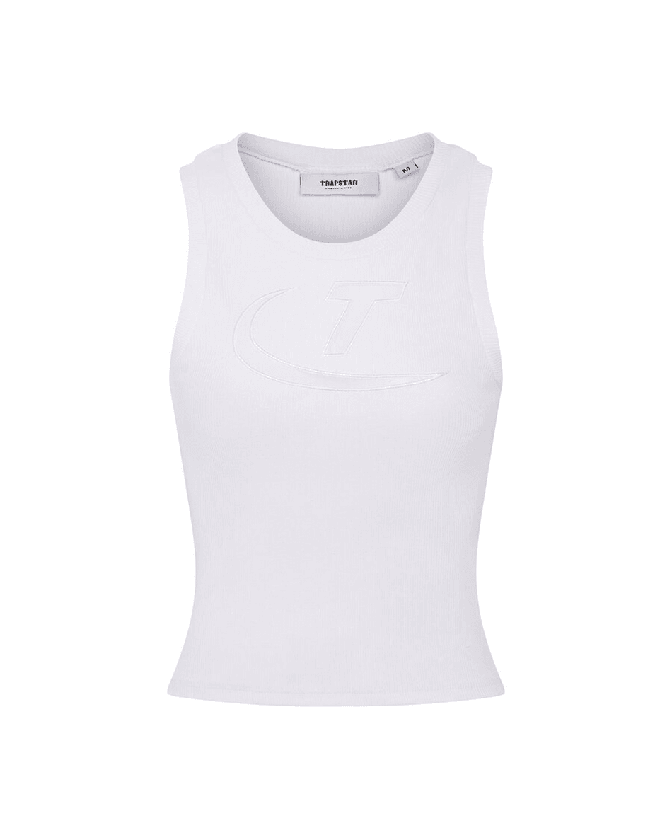 توبستار لندن سترة نسائية بمدخل شبكي هايبر درايف - أبيض