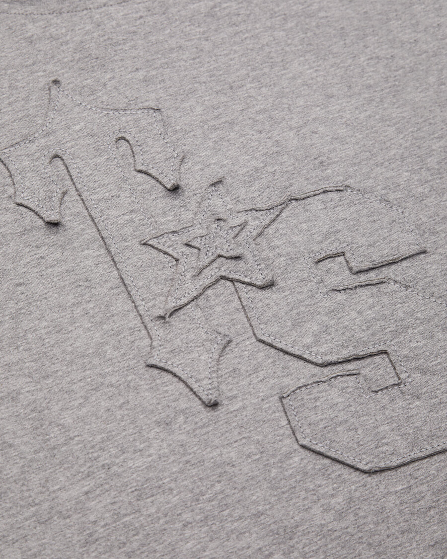 Trapstar Women’s TS-Star Applique Baby Tee - Grey