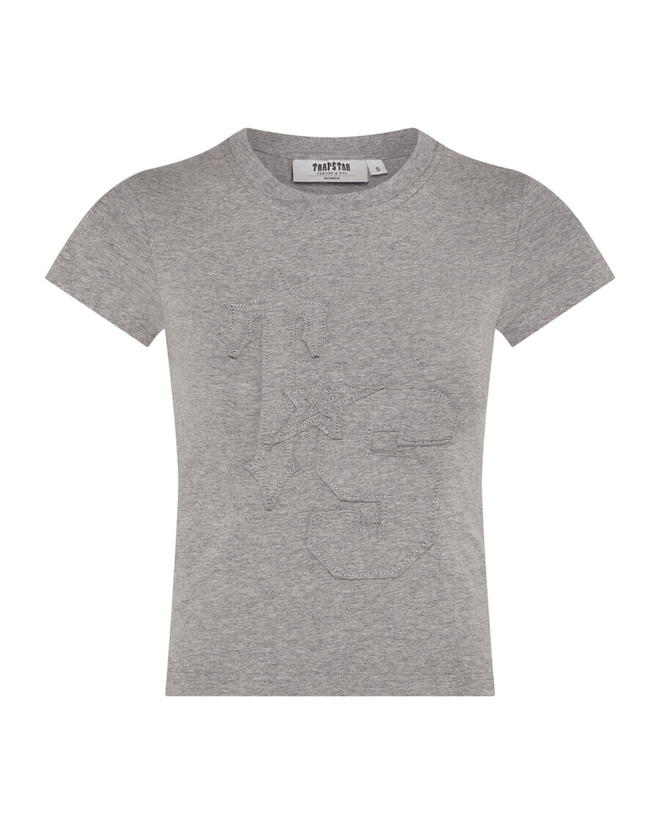 Trapstar London レディース Ts-star アプリケ ベビー ティー - グレー
