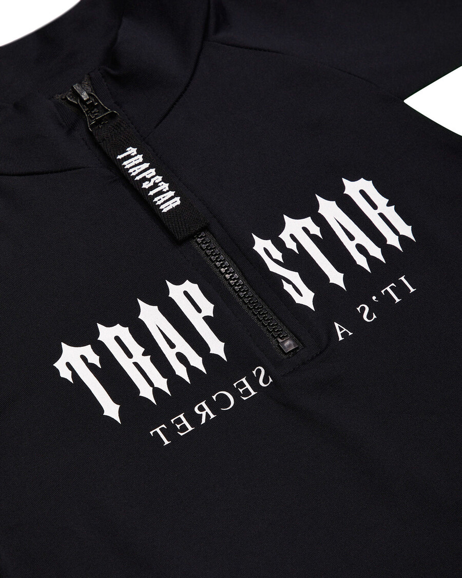 Trapstar Women's Decoded Zip LS Top - Black/Green