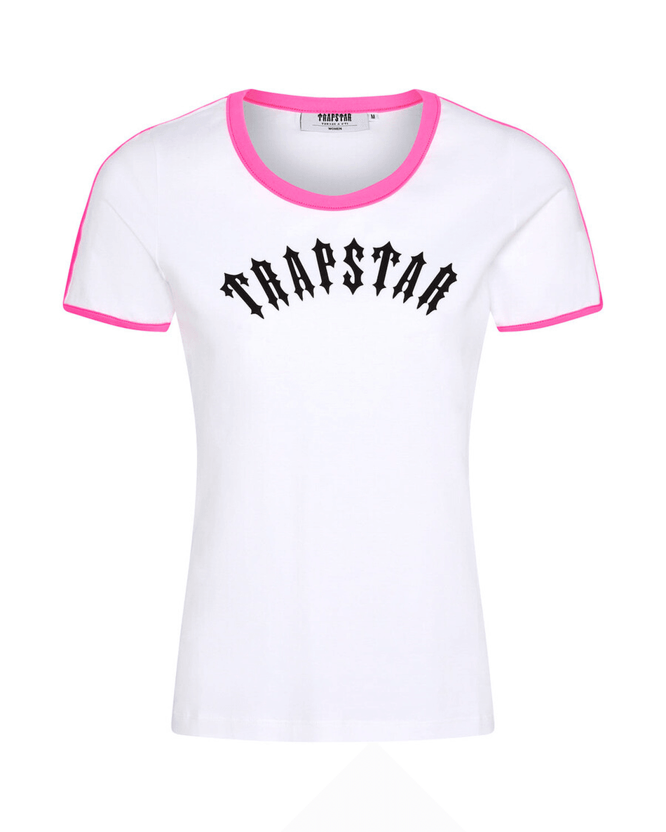 Trapstar London レディース イロンゲート ティー - ホワイト/ピンク