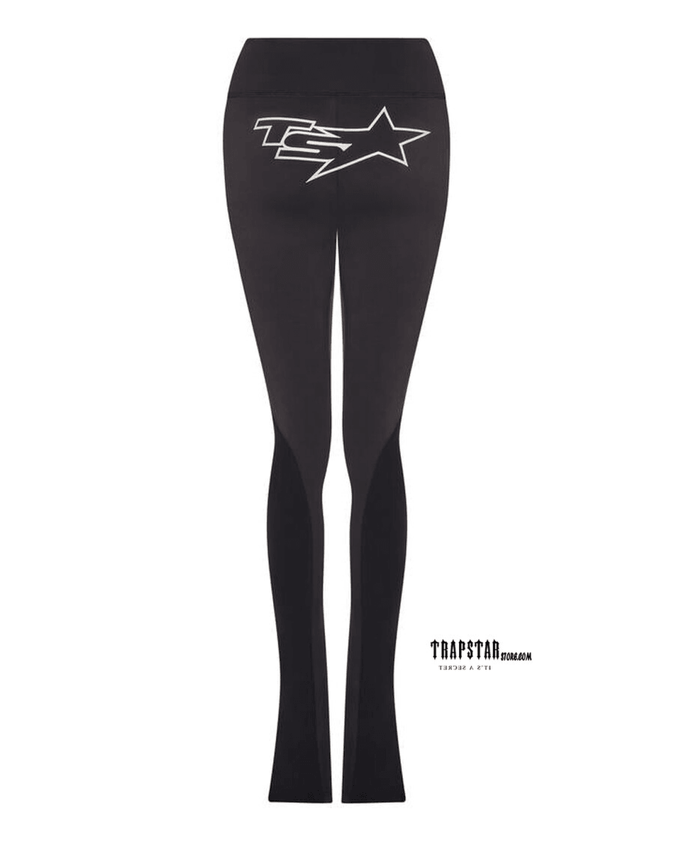 Trapstar London Pantaloni Fitted Con Pannello A Contorno Star Per Donna - Nero