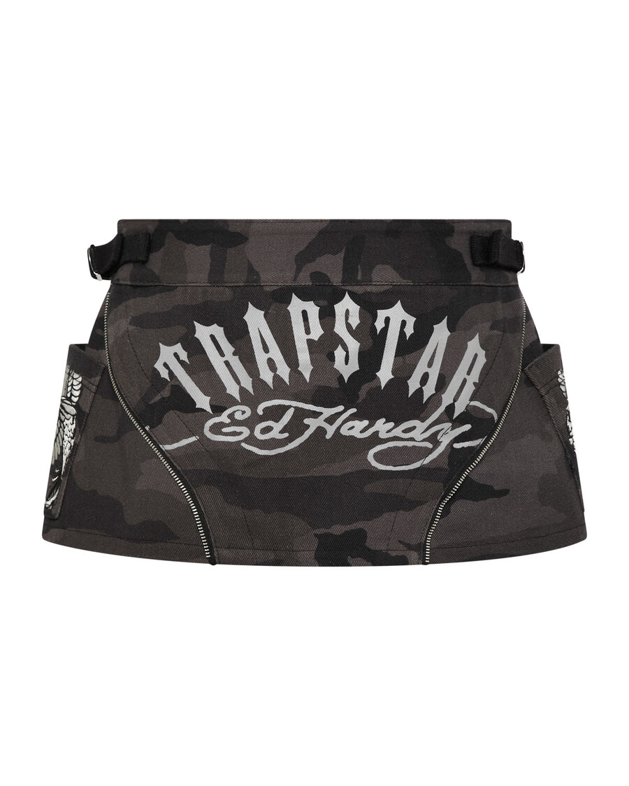 Trapstar Trapstar x Ed Hardy Skirt - Black Camo