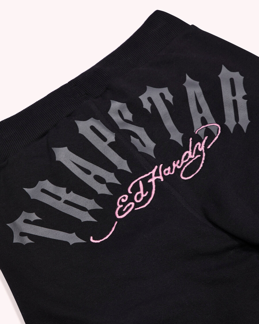 Trapstar Trapstar x Ed Hardy Women's Jogger - Black/Pink