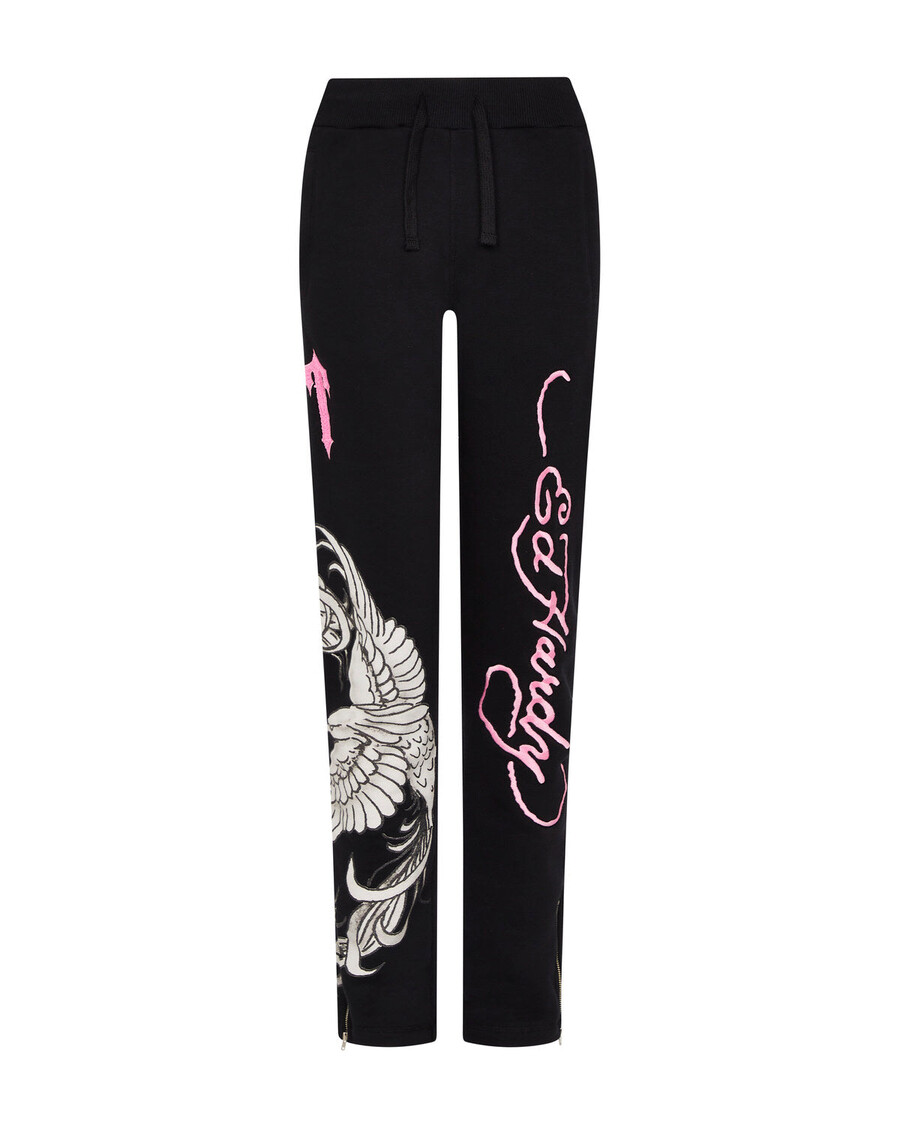 Trapstar Trapstar x Ed Hardy Women's Jogger - Black/Pink