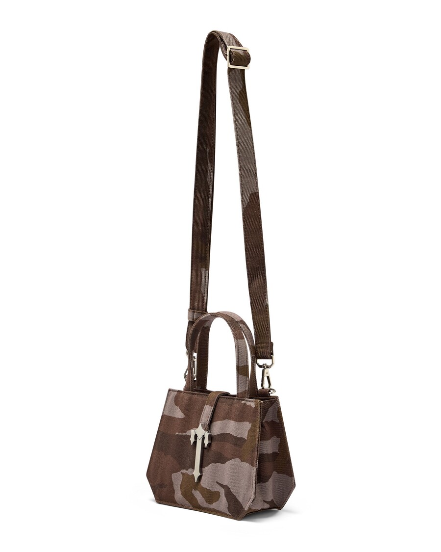 Trapstar Icon-Tasche Für Damen – Braunes Tarnmuster