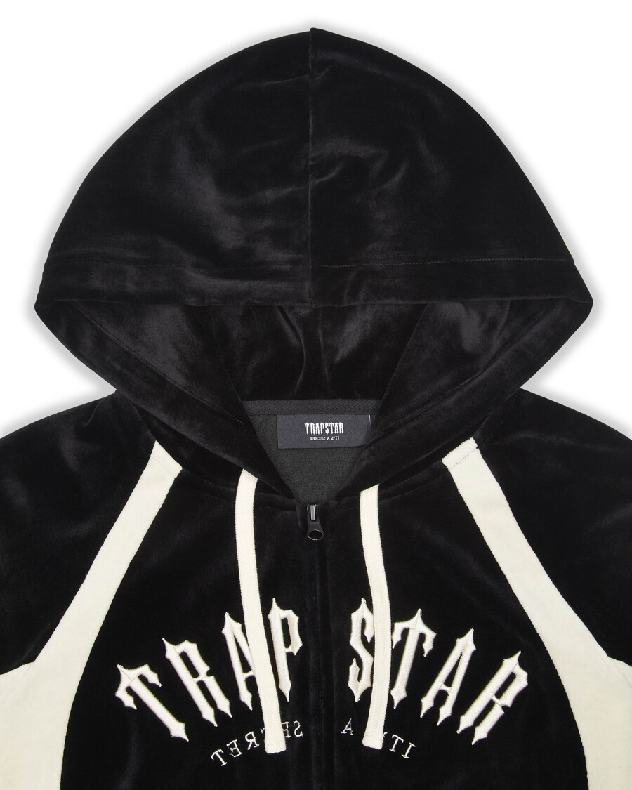 Trapstar Dam Irongate Arch Velour Träningsoverall - Svart