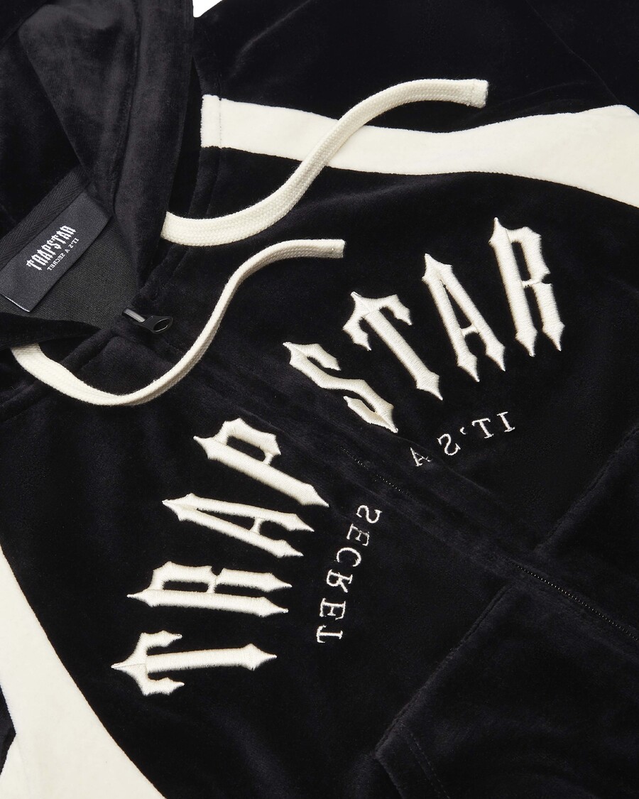 Trapstar Dam Irongate Arch Velour Träningsoverall - Svart