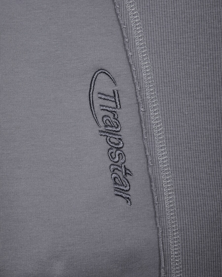Trapstar Womens Hyperdrive Rib Panel Track Bottoms - Grey
