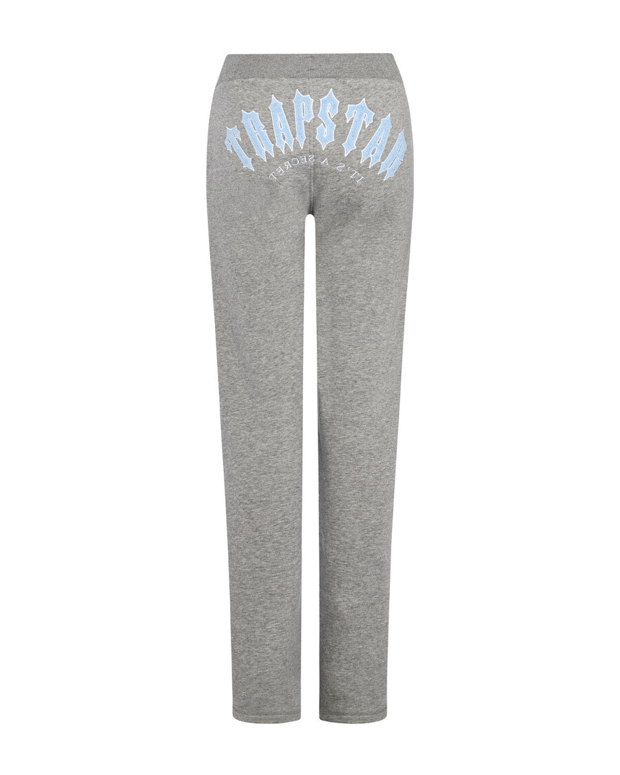 Trapstar Women's Irongate Chenille Slim Fit Track Bottoms - Grey/Blue