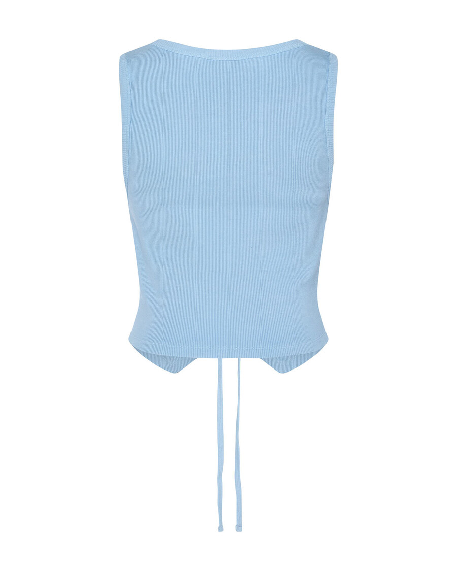 Trapstar Women's Irongate Lace Up Vest - Baby Blue