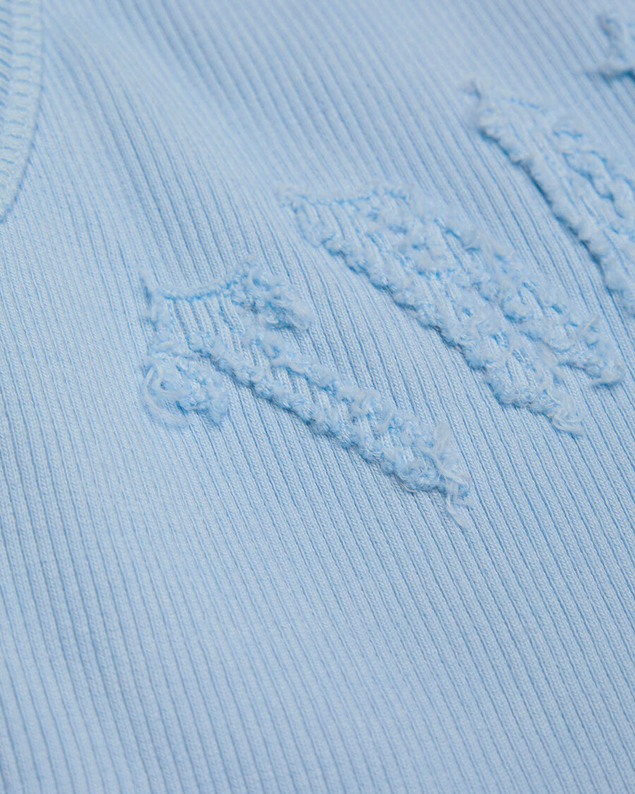 Trapstar Women's Irongate Lace Up Vest - Baby Blue