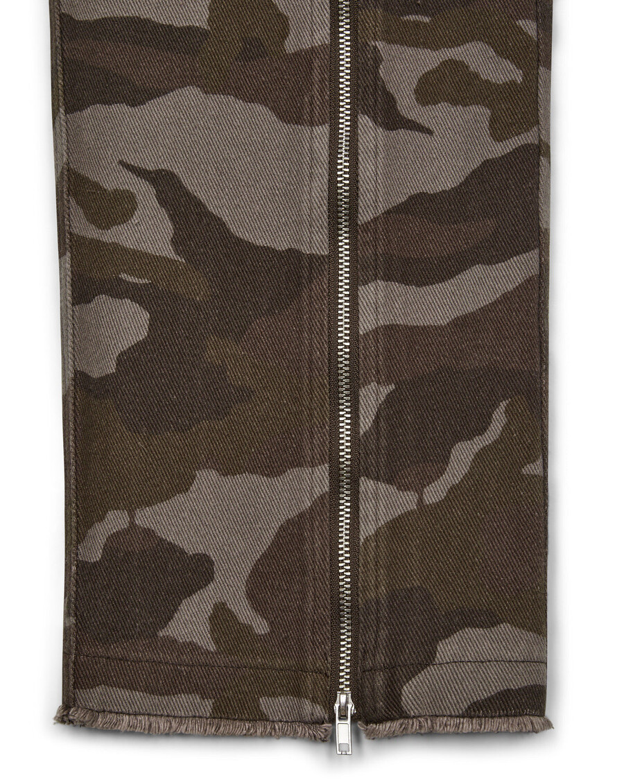 Trapstar Dam Arch Applique Distressed Jeans Cargo Byxor - Brun Camo