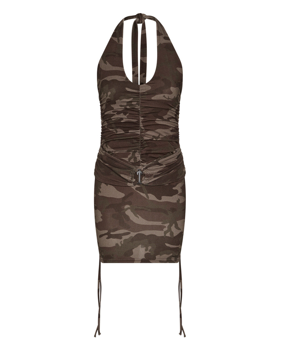 Trapstar Irongate T Womens Dress - Brown Camo