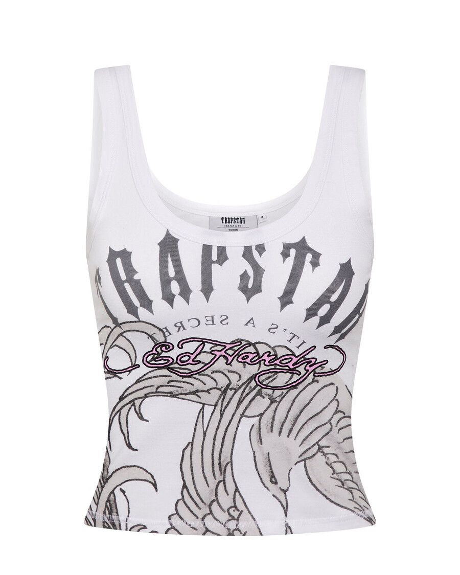 Trapstar Trapstar x Ed Hardy Women's Vest - White
