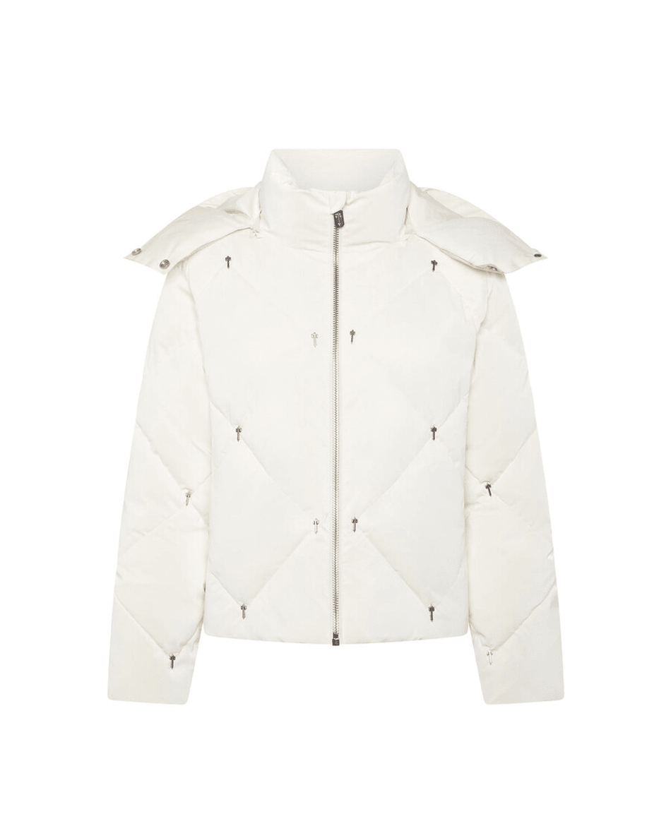 Trapstar London Wanita Chesterfield Irongate T Puffer - Putih Off